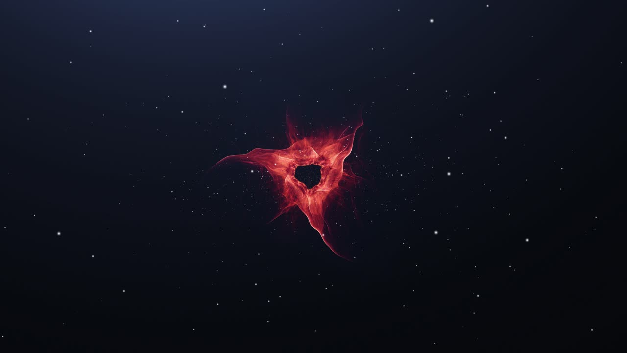 우주의 삼각형 블랙홀