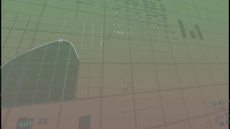 Animación-Del-Procesamiento-De-Datos-Estadísticos-Y-Bursátiles-Sobre-Fondo-De-Gradiente-Verde