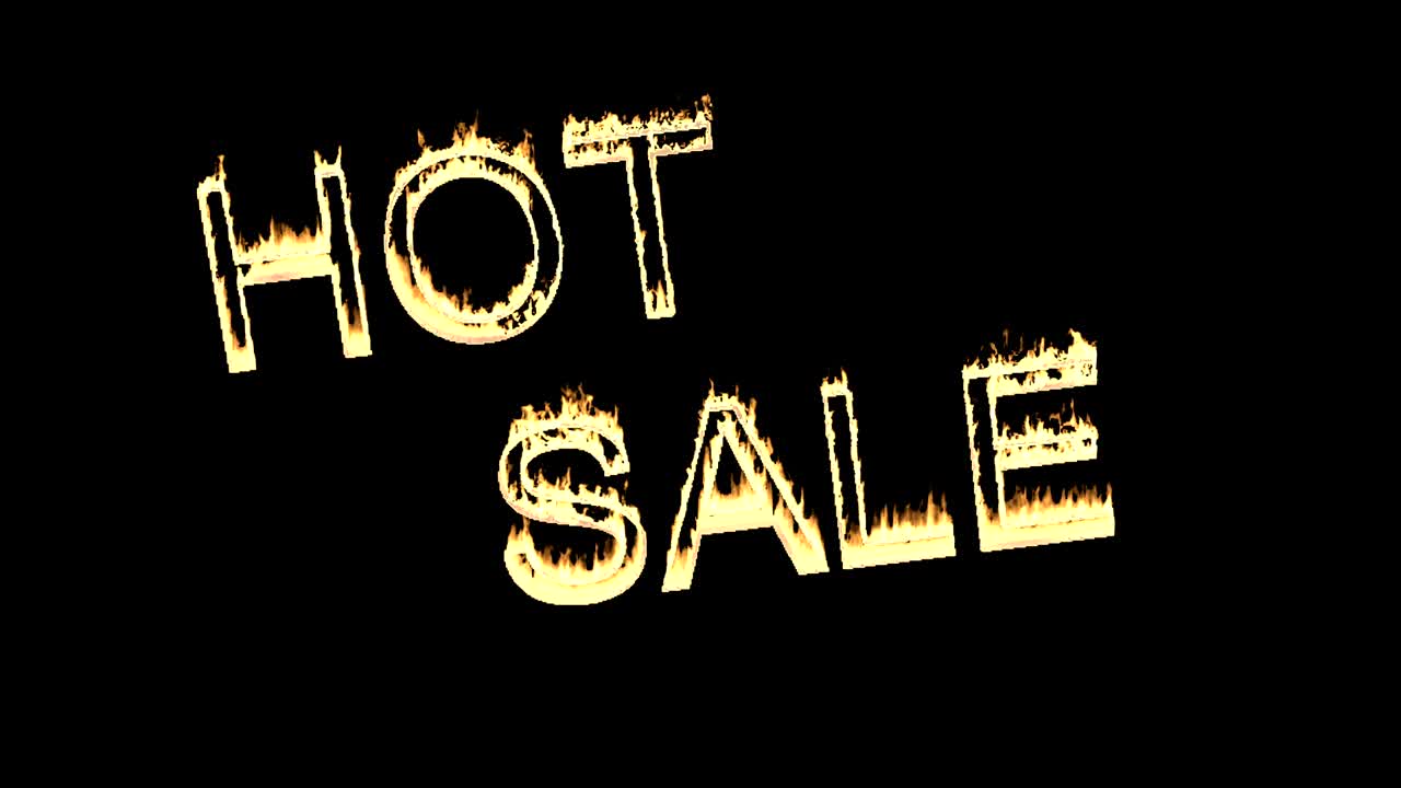 뜨거운 판매 오렌지 불은 4k를 원활하게 루프 할 수 있습니다.