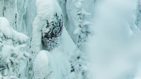 frozen mountain landscape