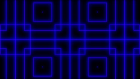 geometric pattern black background color animation