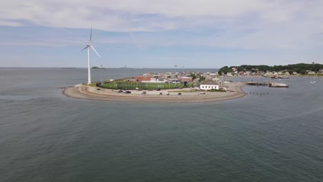 imágenes aéreas de drones de tripa del casco, casco, ma usa