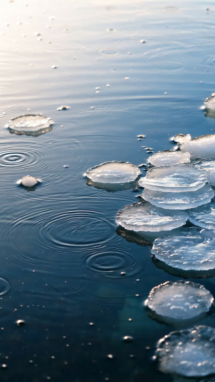 Ice Floes on Water