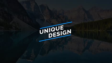 motivational nature landscape with typography