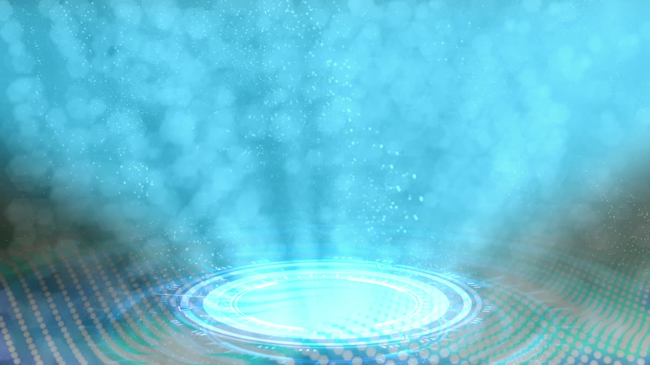 cg resumen renderizado en 3d, fondo del portal científico de neón