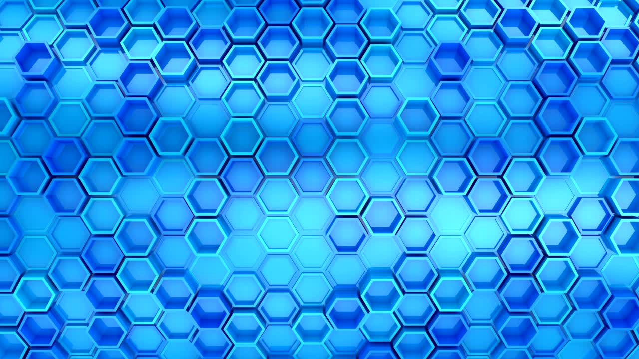 el fondo de los hexágonos