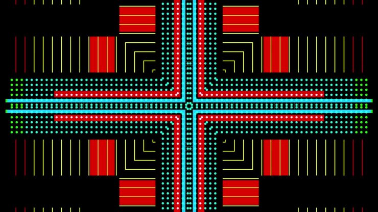 4k Flicker Abstract Lines Vl Loop 4