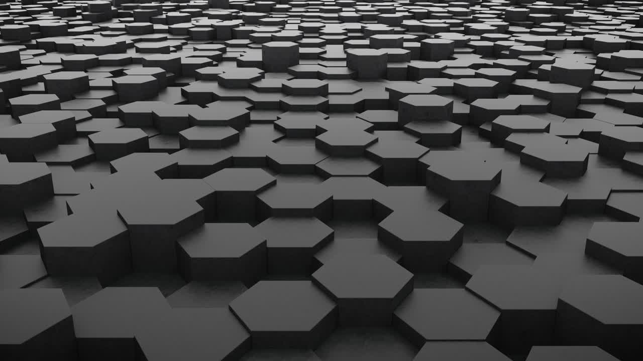 минимальный абстрактный черный шестиугольный фон.