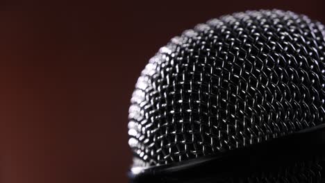 microphone close-up