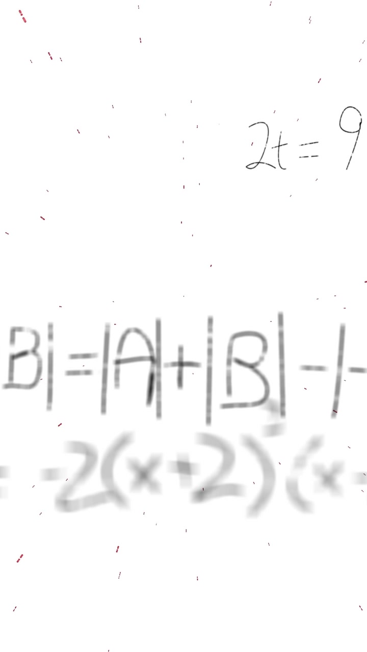 Animation of mathematical data processing over white background