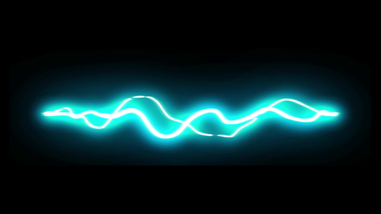 만화 전기 천둥 요소 애니메이션.