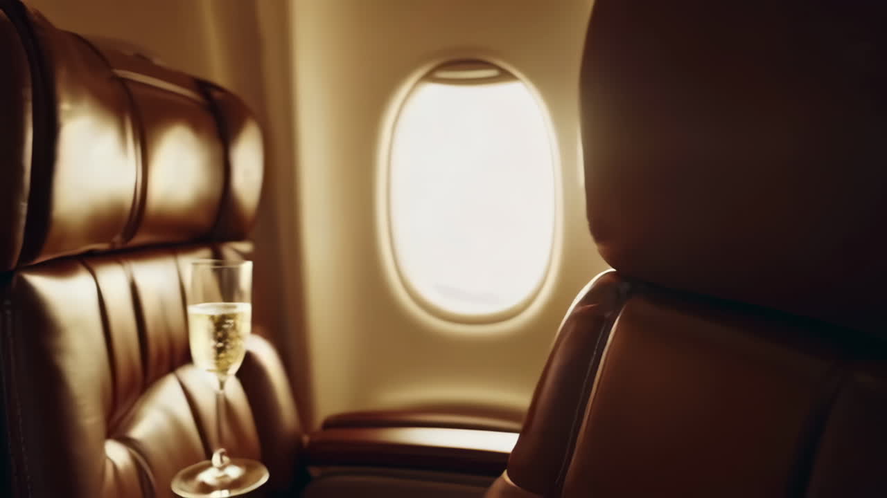 Cabina passeggeri di un aereo
