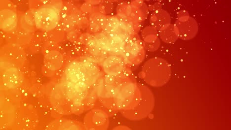 romantic orange red particle abstract background