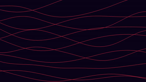 vibrant red wave pattern on black background dynamic curved lines in motion