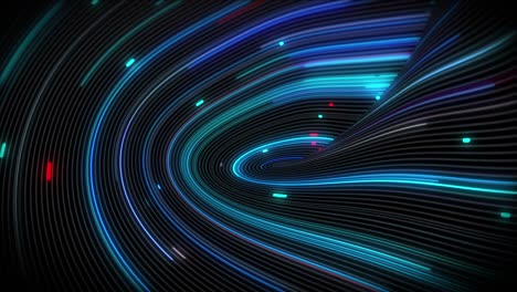 spiral growing vortex fluxes of light on a surface with lines