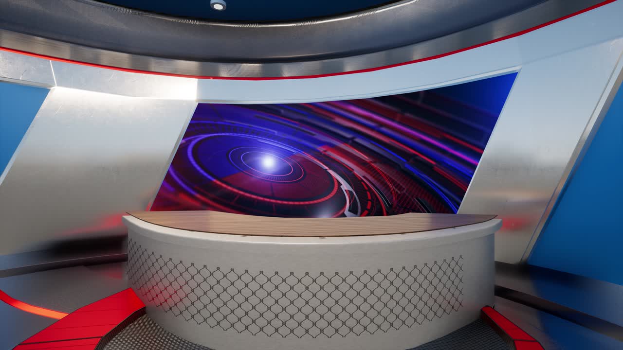 Noticias del estudio de televisión virtual 3D