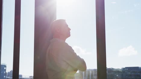 Man-looking-through-the-window