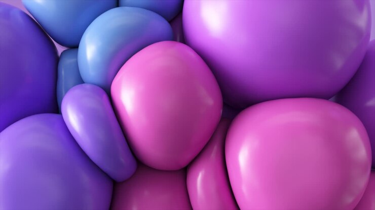 Abstract Composizione colorata della sfera