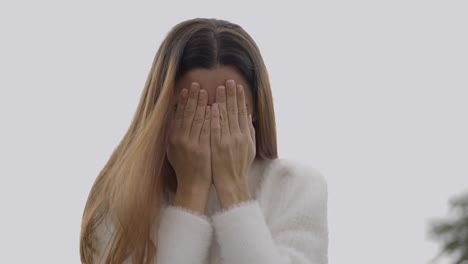 emotional expressions of a woman