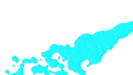 animación movimiento abstracto azul líquido puntos blanco salpicadura fondo 4