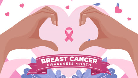 An-animation-of-Hand-drawn-flat-breast-cancer-awareness-month-background