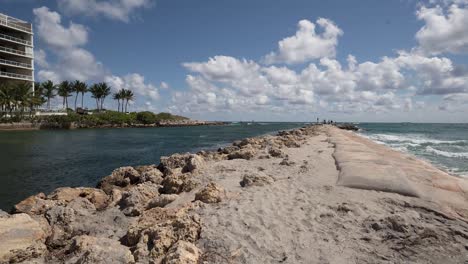 Zeitraffer-Des-South-Inlet-Park-In-Boca-Raton,-Florida