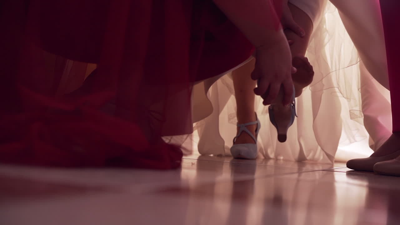 Bride Getting Ready for Wedding