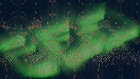 animation of processor socket over dark background