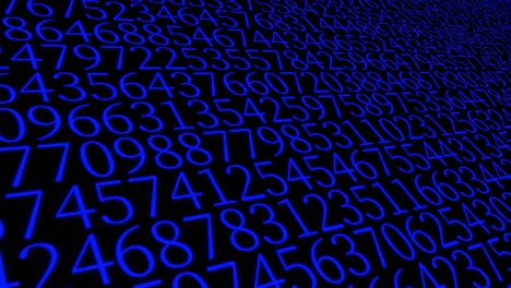 numbers random background animation motion graphics