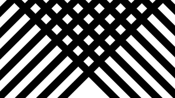 Black and White Geometric Patterns
