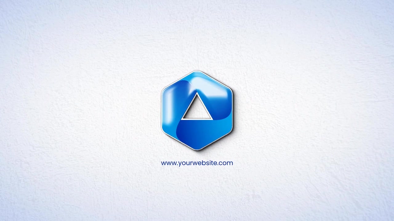 Dynamic 3D Logo Reveal Animation with Minimalist Design