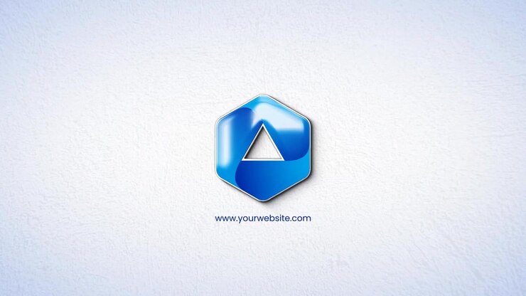 Dynamic 3D Logo Reveal Animation with Minimalist Design