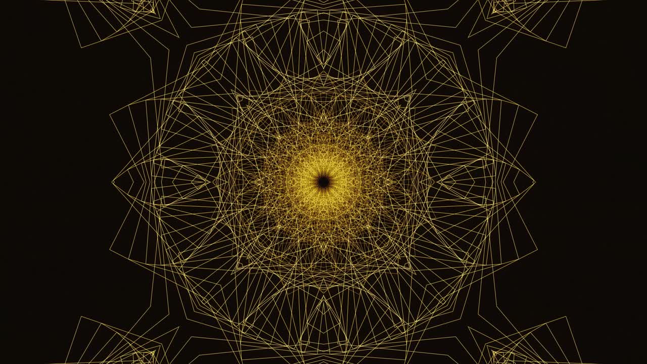 Geometria Sacra, Motivi a Stella Arancioni, VJ Loop Fluido