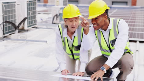blueprint, energía solar o gente de ingeniería