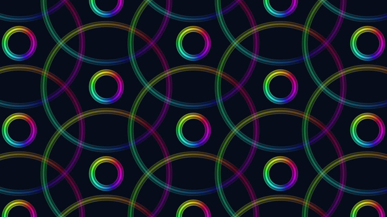 Dynamic and colorful spiral pattern on black background