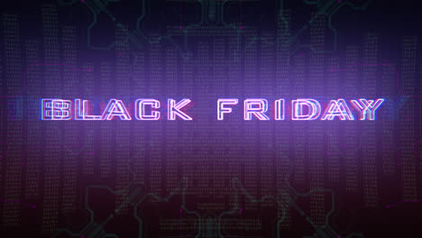ofertas impulsadas por la tecnología: el viernes negro exhibido en una pantalla de computadora