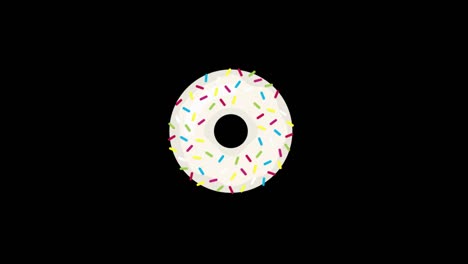 drawn pixel donat glitch cartoon handmade animation seamless loop lcd screen background.