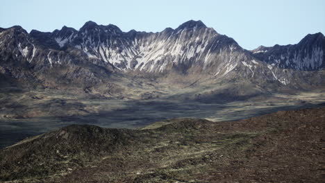 majestic mountains with snow-covered peaks