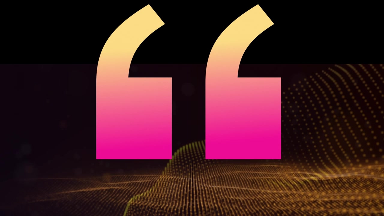 Animation of icons over light spots on black background