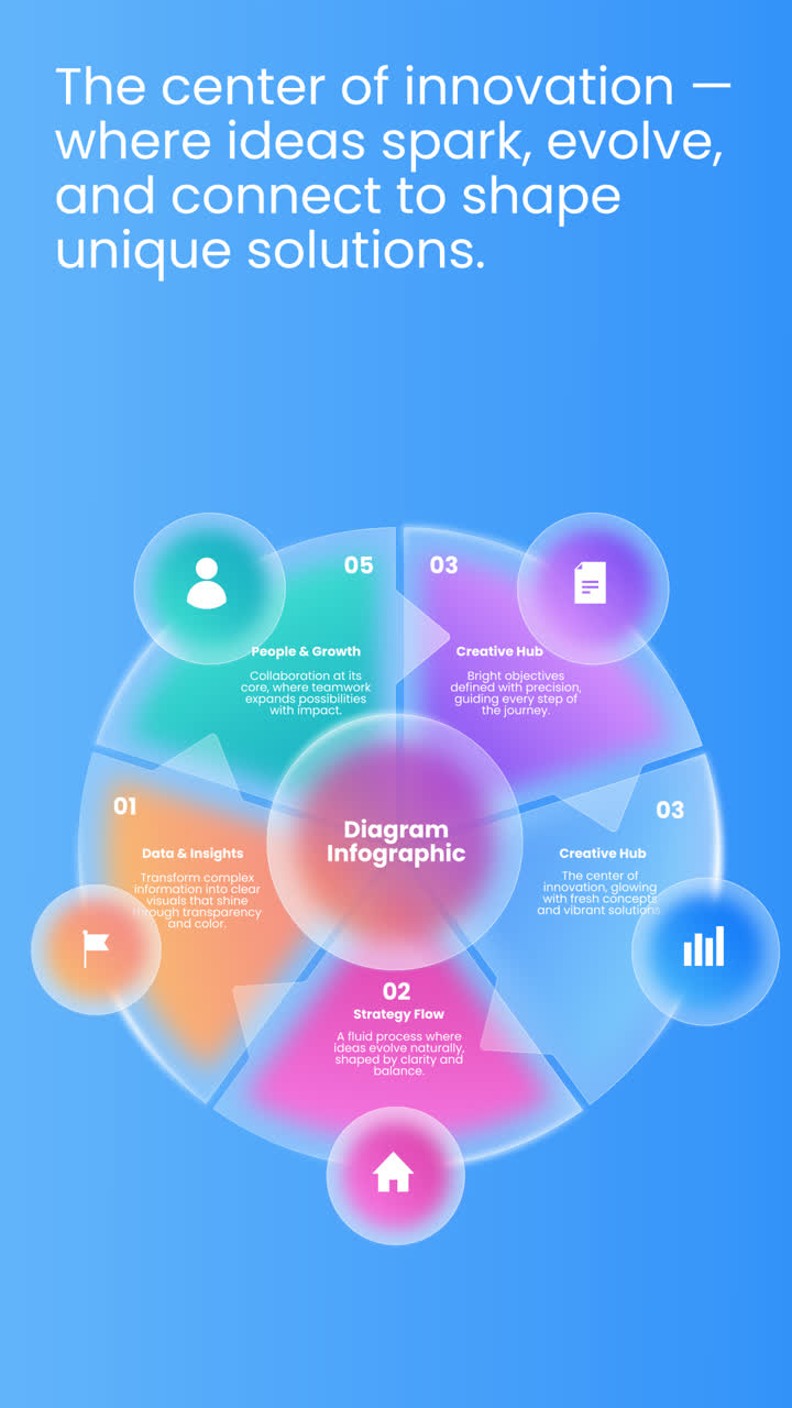 Diagram Infographic Elements | Premium Stock Video Footage