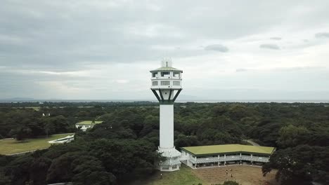 lighthouse in calatagan, batangas, a province in the philippines