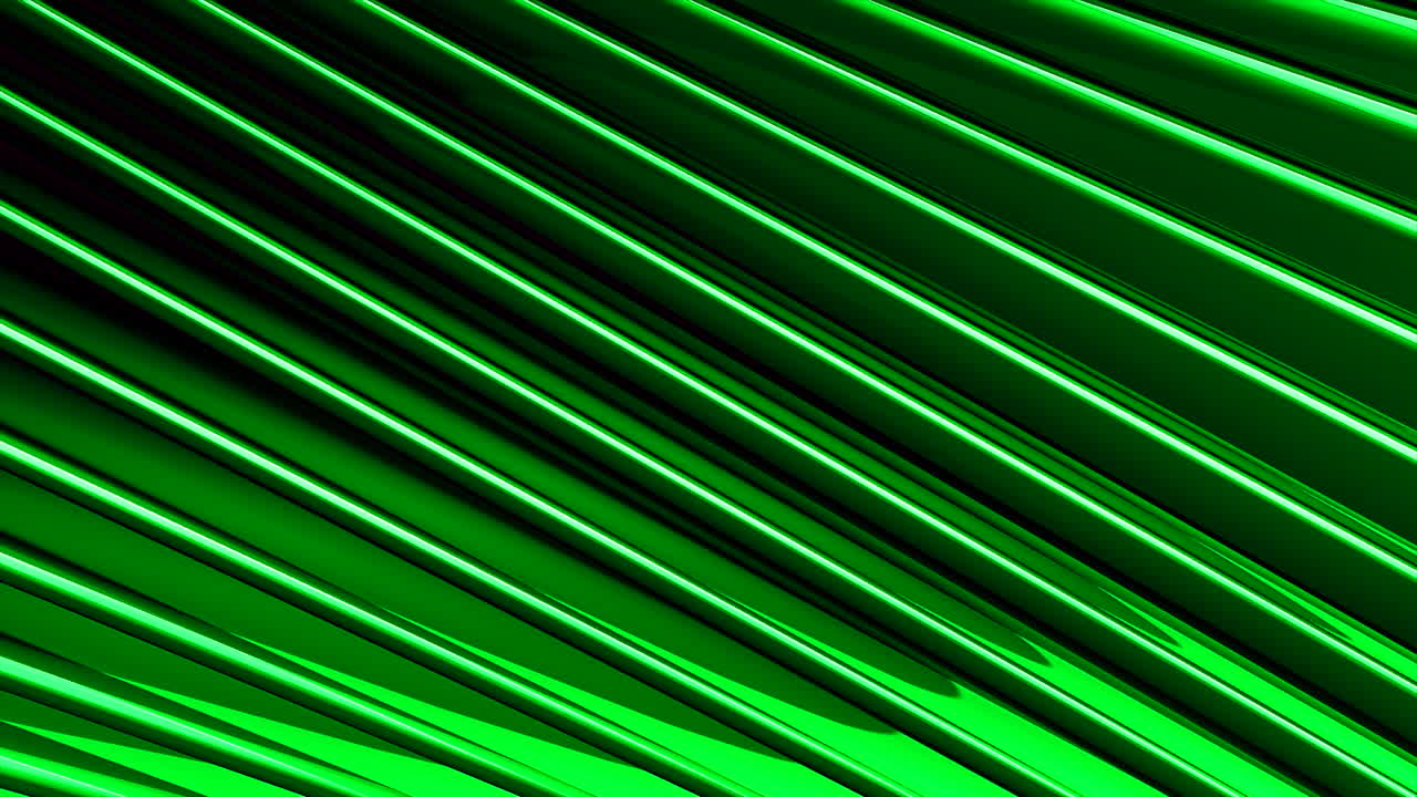 líneas diagonales metálicas verdes abstractas