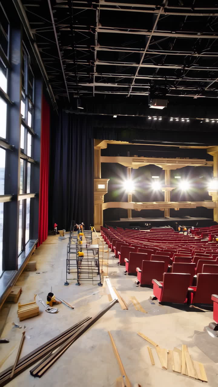 Construction Site and Theater Renovation