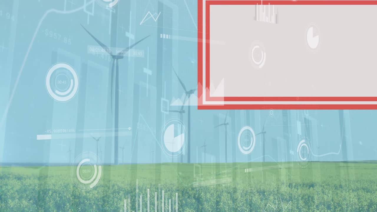 풀 ⁇ 에서 회전하는 풍차에 대한 통계 데이터 처리의 애니메이션