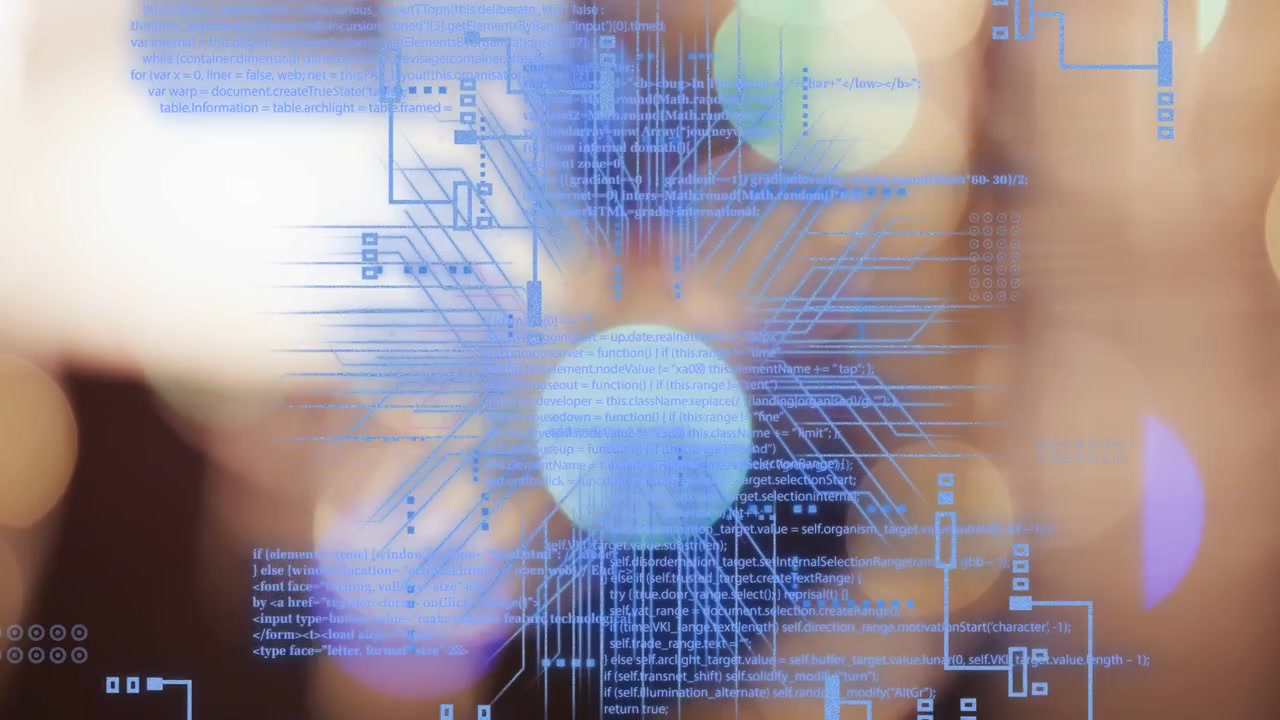 Green brain appearing causing circuits radiating pixels spreading code overlaying showing data flow