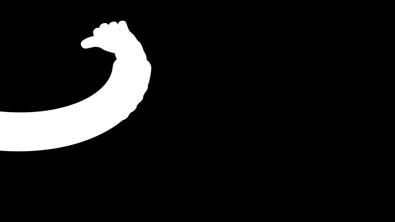 animación 3d, personaje de dibujos animados de hombre de negocios mano nudada flexible muestra el pulgar hacia arriba gesto, gracioso como concepto, aislado en fondo azul con marco redondo blanco que aparece