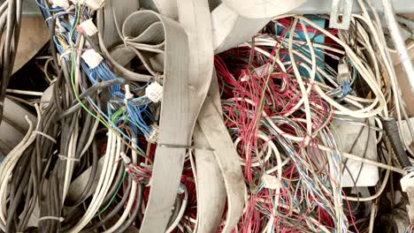 division of electrical wires and cables and passenger lift equipment that were removed from the building for a new change