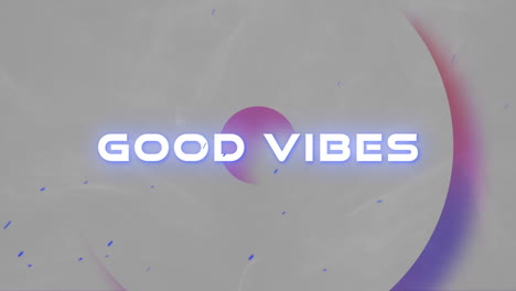 animación de texto con vibraciones sobre fondo blanco