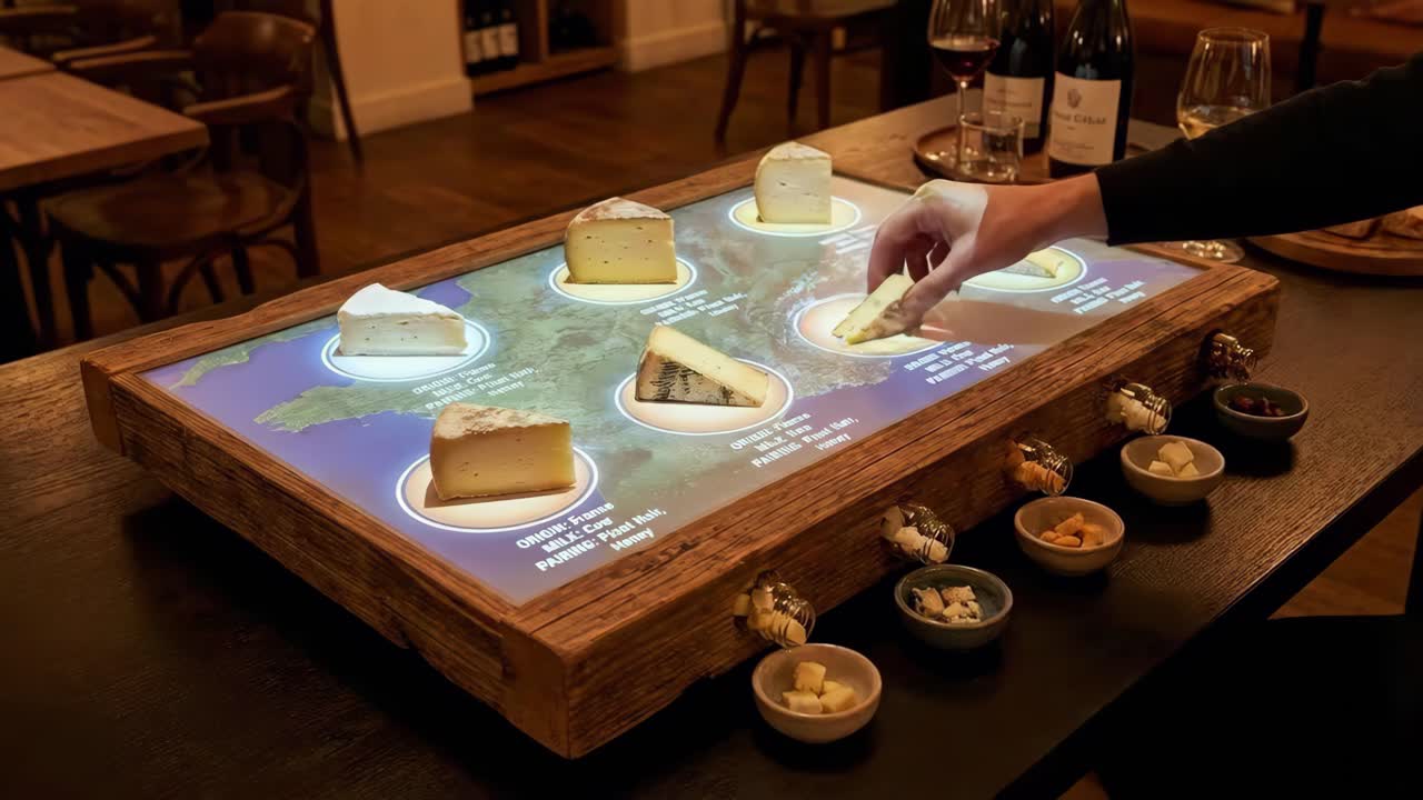 Interactive Cheese Tasting Experience