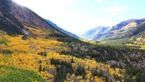 colorful colorado and the changing colors of the trees during the fall season